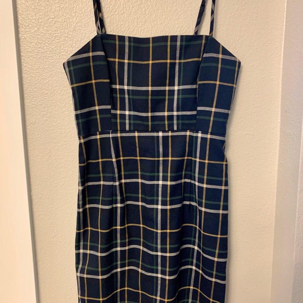 Plaid Mini Dress